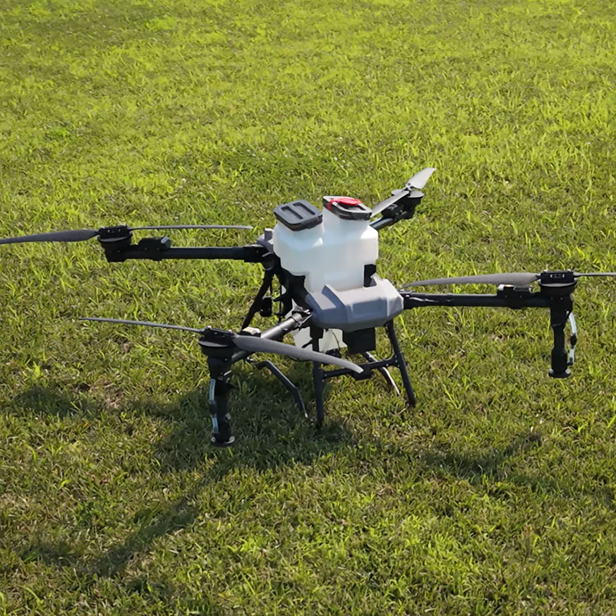 Elevon Aerial Ag Z30 spray drone sitting on grass